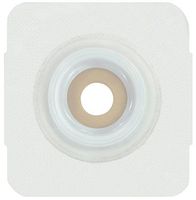 EI7819134BX - Securi-T USA Extended Wear Convex Pre-Cut 3/4 Wafer White Tape Collar (4 x 4)