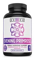 Evening Primrose Oil Capsules- Supports Hormone Balance for Women, PMS & Menopause Support, Cold Pressed & Hexane Free - 1400mg 10% Gla