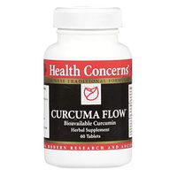 Health Concerns - Curcuma Flow - Bioavailable Turmeric Chinese Herbal Supplement - Joint Pain Relief and Mobility Support - with Turmeric Rhizome - 60 Count