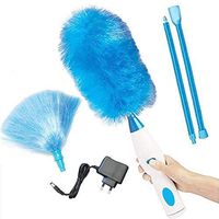 ZCCNHK Spin Duster 360 ° Hurricane Spin Duster Electric Cleaning, Duster Brush The Duster Electric Pen 180 ° Multifunctional Electric Duster Wand Cleaning Brush (Size : Battery Powered)