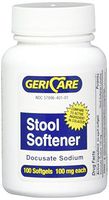 DOCUSATE SOD 100 MG 100 Softgels