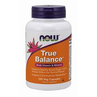 NOW Supplements, True Balance, a Multi-Vitamin, Multi-Mineral Supplement including Biotin, 120 Capsules
