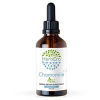 Chamomile A120 Alcohol Herbal Extract Tincture, Super-Concentrated Organic Chamomile (Matricaria Recutita) Dried Flower (4 fl oz)