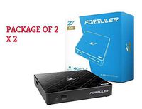 { Package of 2 } 2019 FORMULER Z7+ 5G Built in WiFi Dual Band & Bluetooth 2GB RAM DDR4 4K UHD with Smart Learning Remote (Pack of 2)