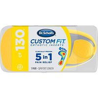 Dr. Scholl’s Custom Fit Orthotics CF 130 2-Pack Shoe Sole Insole Inserts