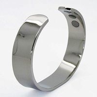 Unisex Copper Bracelet with Magnets for Arthritis Silver Toned Healing Bracelet Copper Bracelet for Pain Relief Sizes M-XL Magnetic Bracelet-SB (L: Wrist 7½"-8½")