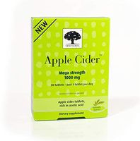 New Nordic Apple Cider Mega Strength, Vegan, Gluten Free, 1000mg, 30 Tablets, Pack of 6