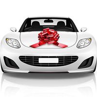 16 inch Large Bright Red Car Bows Car Gift Bow Giant Bows for Grand Gift Decor Festival Gifts Wedding Car Decor Christmas Presents Ball New Houses