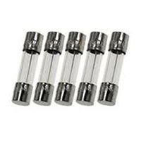 Pack of 5, GDC 6.3A 250v Slow-Blow Glass Fuses, T6.3A GDC 6.3A 6.3 amp
