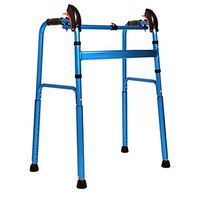 Jonigo Elderly Children's Walker Patient Four-Legged Walker Folding Adjustable Height Walker