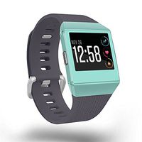 MightySkins Skin Compatible with Fitbit Ionic - Solid Seafoam | Protective, Durable, and Unique Vinyl Decal wrap Cover | Easy to Apply, Remove, and Change Styles | Made in The USA