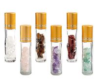SEMI PRECIOUS STONES OIL ROLLER BOTTLES GIFT SET