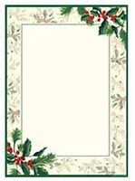 Painterly Holly Thank You Cards