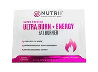 Nutrii Thermogenic Fat Burner and Weight Loss Supplement, Keto Friendly CLA and Garcinia Fortified Appetite Suppressant and Energy Booster with Green Tea and Raspberry Ketones-Travel Pack (2 Capsules)