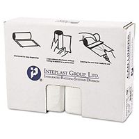 Inteplast S334017N High-Density Can Liner, 33 x 40, 33gal, 17mic, Clear, 25/Roll, 10 Rolls/Carton