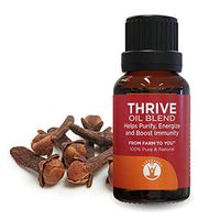 GuruNanda THRIVE Essential Oil Blend - Heal With Nature - Best Essential Oils Blend for Immune Support - 100% Pure Therapeutic Grade Aromatherapy for Diffusers- 15ml