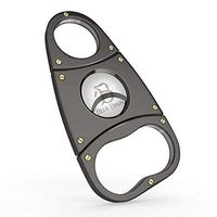 Blue Bison Cigar Cutter | Double Cut Blade | Stainless Steel Guillotine