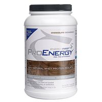 ProEnergy Chocolate Whey Protein Isolate Powder | 100% Natural | Grass Fed | Non-GMO | Undenatured | Low Carb | Lactose Free | Meal Replacement, Pre/Post Workout - 2 lb. Jar by EnergyFirst