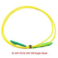 1 Piece 20 Meter SC APC to LC APC 9/125 SM Single Mode Fiber Patch Cord 3.0mm Simplex