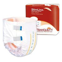 MCK21223101 - Adult Incontinent Brief Tranquility Slimline Tab Closure Medium Disposable Heavy Absorbency
