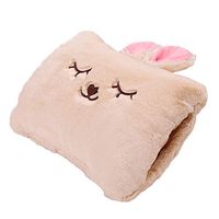 Milkycat Cute Hot Water Bottle with Cover，Portable Rechargeable Electric Hot Water Bag，Plush Bunny Hand Warmer（Winter Expressive Gift，Pink Rabbit）