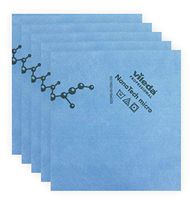 Vileda Professional | NanoTech Microfiber Cloth | Streak Free Cleaning | Keeps Environment Hygienic & Healthy | 5 Pack | Blue 