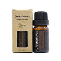 GREENSLEEVES Sandalwood Essential Oil 100% Pure Organic Therapeutic Grade Aromatherapy Diffuser Oils 10ml