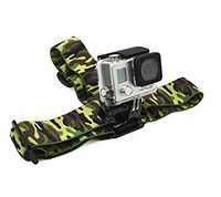 ProGear Camo Adjustable Elastic Strap Head Mount With Anti-Slide For GoPro Hero 6/5/4/3+/3/2/1 Session