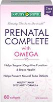 Nature's Bounty Prenatal Complete Multivitamin with Omega, 60 softgels