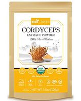 Cordyceps Mushroom Extract Powder 10:1,USDA Organic, 30% Beta-D-Glucan Supplement,3.5oz
