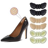 (3Pair) Upgraded 2020 Version Heel Cushion Inserts, Anti-Slip Heel Grips, High Heel Inserts Great for Loose Shoes, Heel Pads Liners Comfortable Protectors for Women