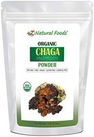 Organic Chaga Mushroom Powder - 1 lb - Support Your Immune System & Antioxidant Benefits - Steep Like Tea or Add To Smoothies & Recipes - Wildcrafted In USA & Canada - Raw, Non-GMO