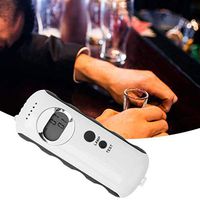 Meiyya ALC-ohol Breath Tester, High Precision Mini Portable Digital ALC-ohol Breath Tester Detector Analyzer Tool