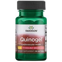 Swanson Quinogel (Hydrosoluble Ubiquinol Coq10) 50 Milligrams 30 Sgels