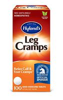 Leg Cramp Tablets by Hyland's, Natural Relief of Calf, Leg and Foot Cramp, 100 Count
