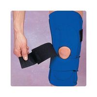 Rolyan Lateral J Support Knee Brace, Right, Large, Blue