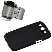 Apexel 65x LED UV Mini Microscope Jewellery Magnifier Glass Lens with Back Case for Samsung Galaxy S3