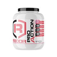 Reaction Nutrition Recor Pro Action Whey Protein, Strawberry, 5 Pound