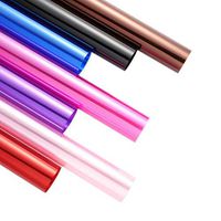 STOBOK Clear Cellophane Wrap Waterproof Cellophane Wrap for Gifts Flower Bouquet Wrapping Arts and Crafts,60x60cm,7 Colors,20 Pieces