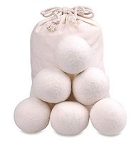 Wool Ball, 6 Pcs Wool Dryer Balls, Reusable Laundry Drying Ball, Anti-Static Soft and Dry Ball of Fabric