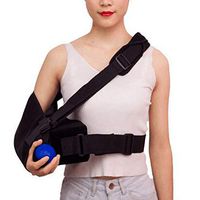 JIN Medical Shoulder Arm Sling Immobilizer Shoulder Abduction with Pillow for Rotator Cuff,Surgery & Broken Arm,Injury Support, Rightarm
