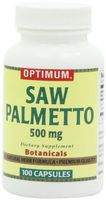 Optimum Saw Palmetto Capsules, 500 Mg, 100 Count