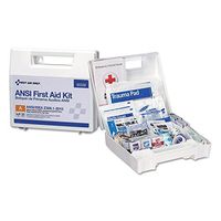 First Aid Only 90588 ANSI 2015 Compliant Class A Type I & II First Aid Kit for 25 People 89 Pieces