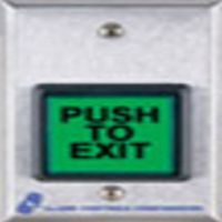 Push Button, 5 in. H, w/Face Plate
