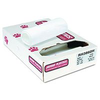Jaguar Plastics RH3860H 60-Gallon 38-Inch by 60-Inch 13-Mic Natural HDPE Can Liner (Case of 200)