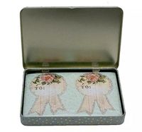 Papaya Art Holiday Glitter Sticker Sheet in Tin