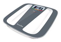 Terraillon Color Coach Quattro, Electronic Bathroom Scale, 4 User Memories, Colour Weight Variation, Automatic on/Off, 350 lb / 160 kg, Grey/White