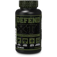 Defend-XT Liver & Organ Cycle Support - Heart Health & Cholesterol Support W/Bergavit 40, Milk Thistle, NAC (N-Acetyl Cysteine) - Powerful Antioxidant, PCT, Cardio & Detox Supplement - 60 Veg Pills