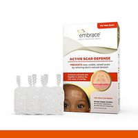 Embrace Active Scar Defense for New Scars, FDA-Cleared Silicone Scar Sheets (Size Small (1.6 Inch)) 30 Day Supply