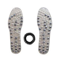 LEEGOAL Magnetic Massage Insole, Magnetic Therapy Foot Shoe Insoles Gel Shoe Pads Relieve Feet Pain for Men Women